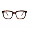 chunky tortoiseshell square adults optical glasses