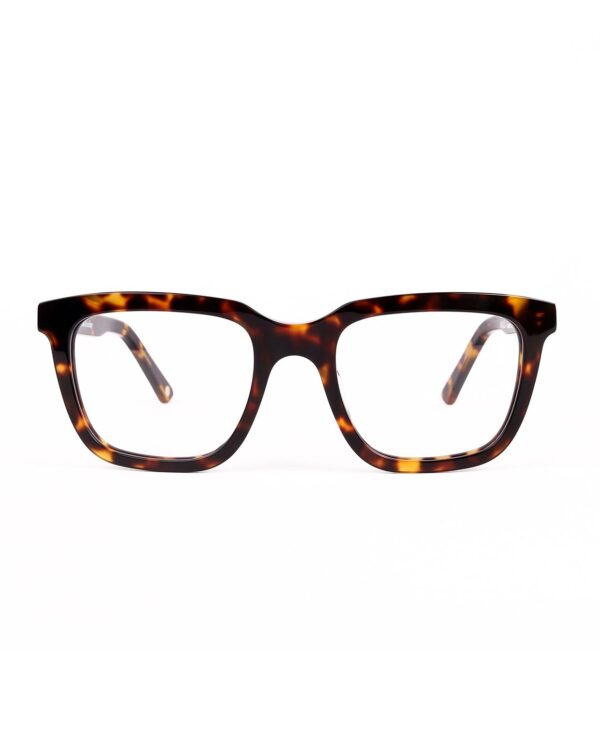 chunky tortoiseshell square adults optical glasses