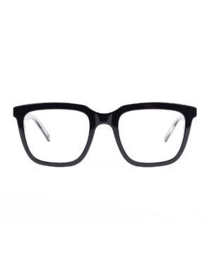 chunky black square adults optical glasses