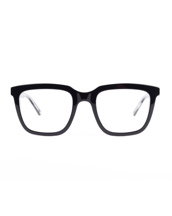 chunky black square adults optical glasses