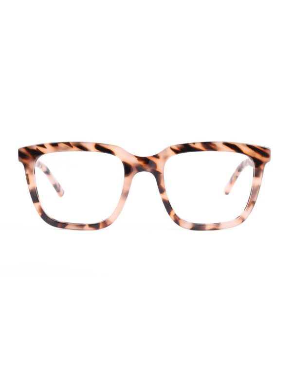 chunky tortoiseshell square adults optical glasses