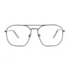 metal aviator black adult optical glasses