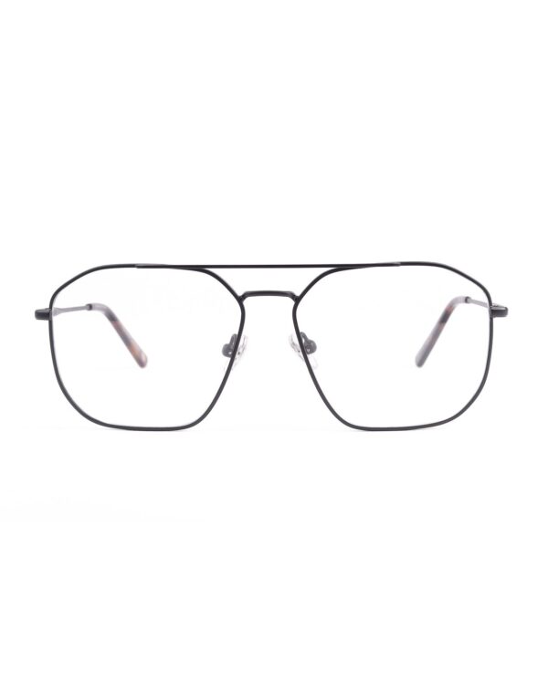 metal aviator black adult optical glasses