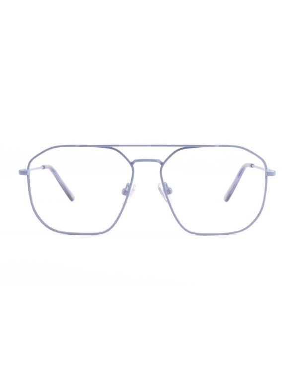 metal aviator blue adult optical glasses