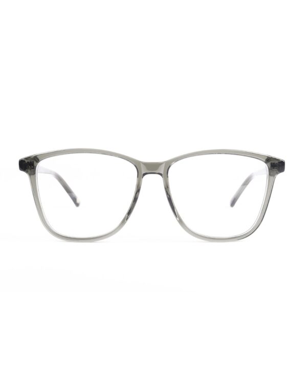 oversized square green acetate adult optical frame