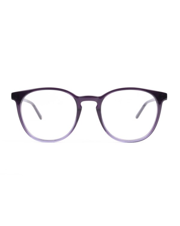 preppy round purple graduated acetate adult optical glasses frames