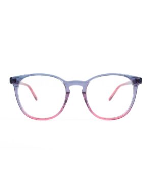 preppy round pink graduated acetate adult optical glasses frames