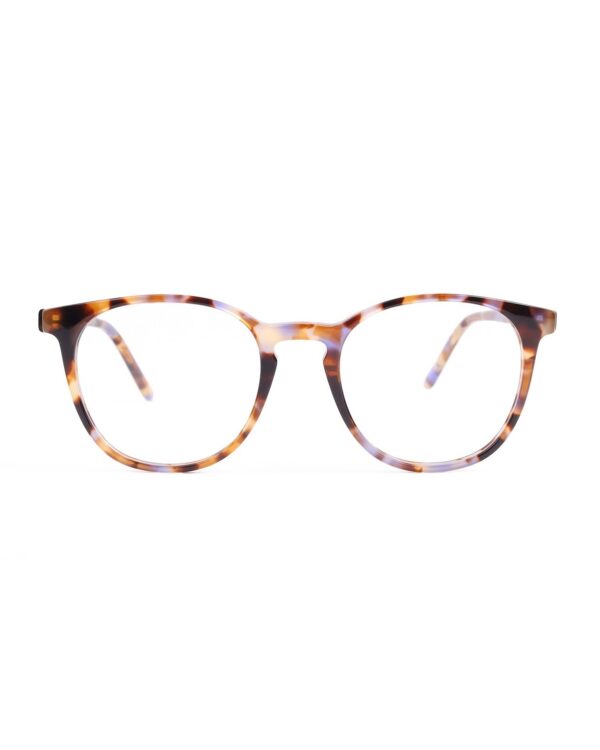 preppy round colourful tortoiseshell acetate adult optical glasses frames