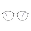 metal round black adult optical glasses frame