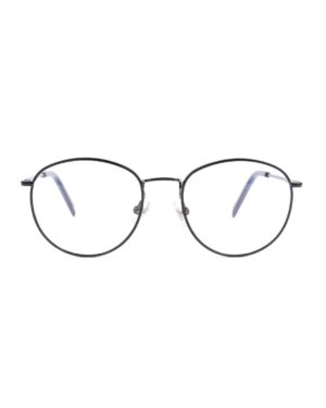metal round black adult optical glasses frame