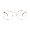 metal round gold adult optical glasses frame