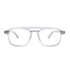 grey acetate combination flat brow aviator adults optical glasses frame