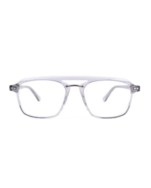 grey acetate combination flat brow aviator adults optical glasses frame