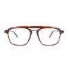 tortoiseshell acetate combination flat brow aviator adults optical glasses frame
