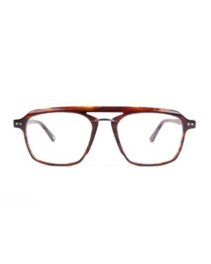tortoiseshell acetate combination flat brow aviator adults optical glasses frame