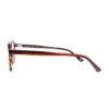 tortoiseshell acetate combination flat brow aviator adults optical glasses frame
