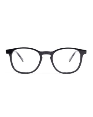 teen preppy round black acetate optical glasses frames