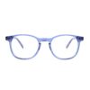 teen preppy round blue acetate optical glasses frames