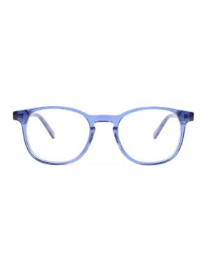 teen preppy round blue acetate optical glasses frames