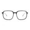 oversized retro square black acetate adult optical glasses frames