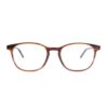 petite preppy key hole round brown acetate adult optical glasses frames