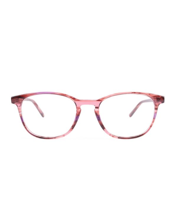 petite preppy key hole round pink horn acetate adult optical glasses frames