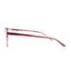 petite preppy key hole round pink horn acetate adult optical glasses frames