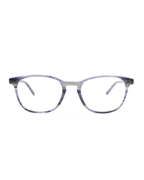petite preppy key hole round blue horn acetate adult optical glasses frames