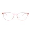 petite preppy key hole round pink acetate adult optical glasses frames