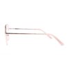 petite geometric metal rose adult optical glasses frames