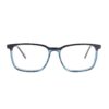 rectangle blue combination acetate adult optical frames
