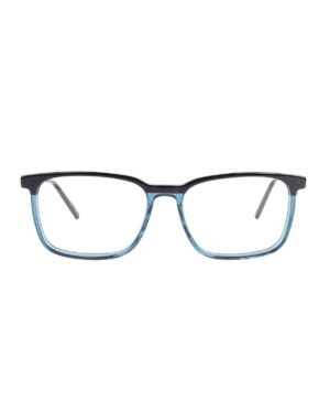 rectangle blue combination acetate adult optical frames