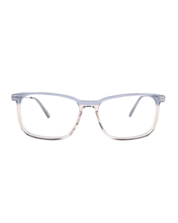 rectangle grey blue combination acetate adult optical frames
