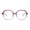 retro chunky oversized square purple crystal acetate adult optical frames