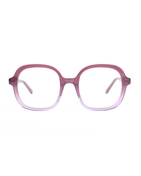 retro chunky oversized square purple crystal acetate adult optical frames