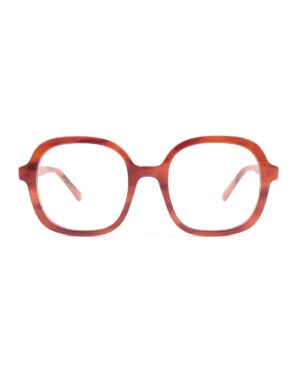 retro chunky oversized square brown tortoiseshell acetate adult optical frames