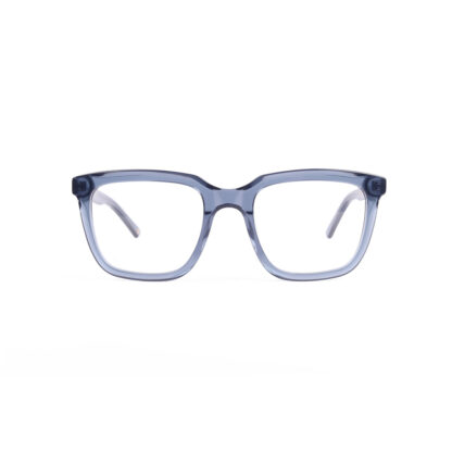 Forever & a Day Mens Bold Square Blue Optical Glasses