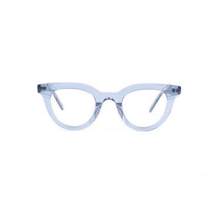 Forever & a Day Womens Bold Cat-eye Blue Optical Glasses
