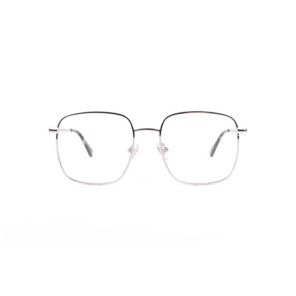 Forever & a Day Womens Oversized Square Black Optical Glasses