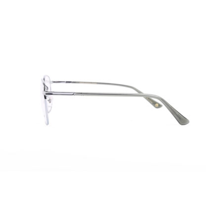 Forever & a Day Womens Small Angular Square Green Optical Glasses