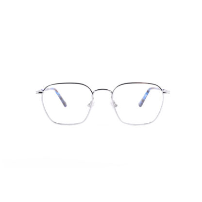 Forever & a Day Womens Small Angular Square Blue Tort Optical Glasses