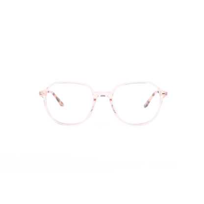 Forever & a Day Womens Geometric Blush Pink Optical Glasses