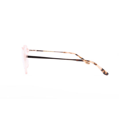 Forever & a Day Womens Geometric Blush Pink Optical Glasses