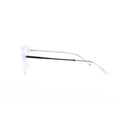 Forever & a Day Womens Geometric Blue Optical Glasses