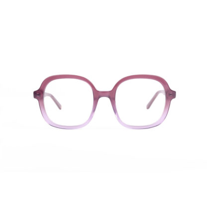 Forever & a Day Womens Round Purple Ombre Optical Glasses