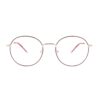 metal round optical glasses adults