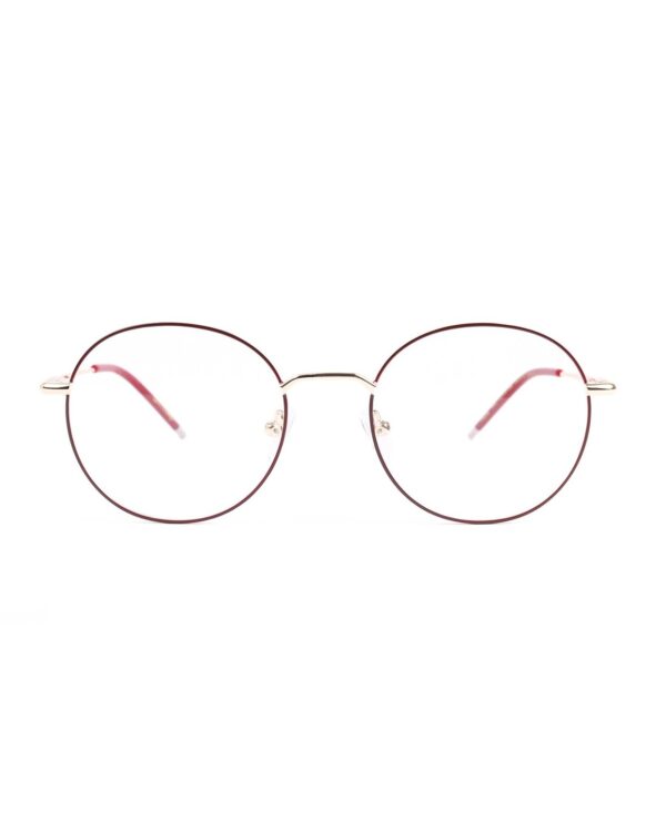 metal round optical glasses adults