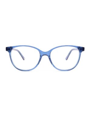 preppy round blue acetate adults optical glasses