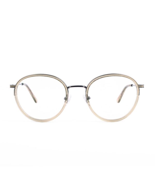 combination round adults green optical glasses