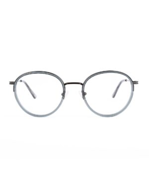 combination round adults blue optical glasses